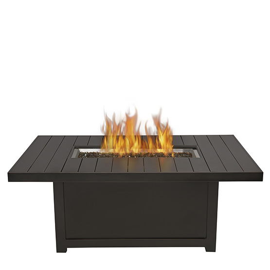 St. Tropez Rectangle Patio Flame Table