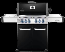 Prestige® 500 Gas Grill with Infrared Side and Rear Burners, Black